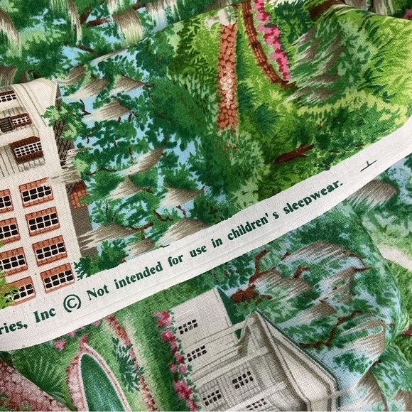 Vtg cotton wuilting fabric Southern Charm #5202 Spring Industries 38” x 44” - Picture 8 of 8